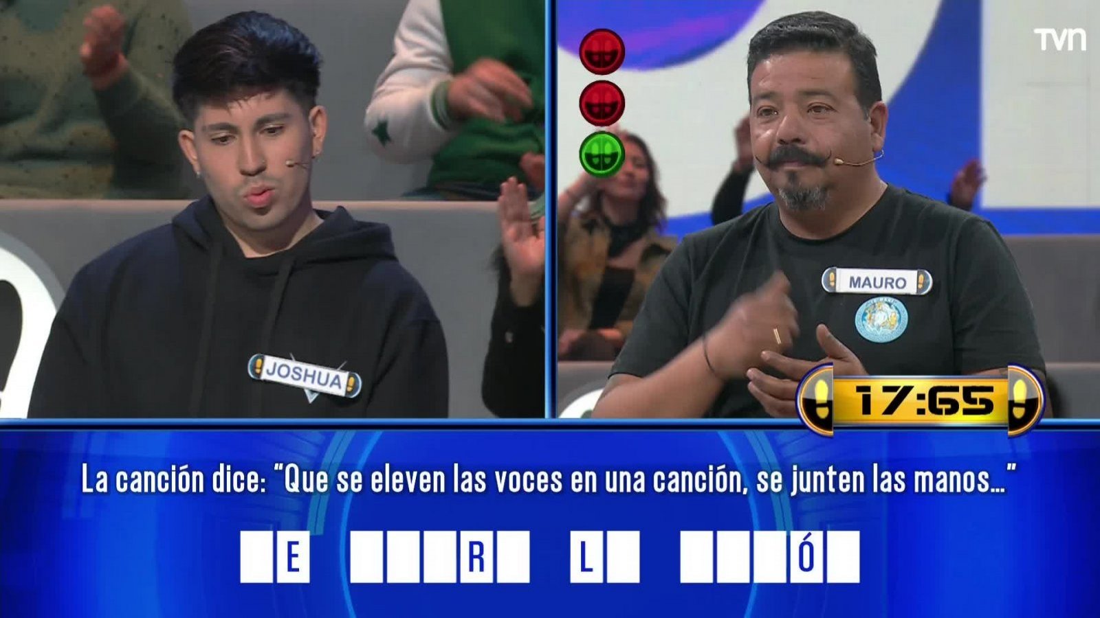 Cantaron todos, pero no logró encontrar la respuesta

