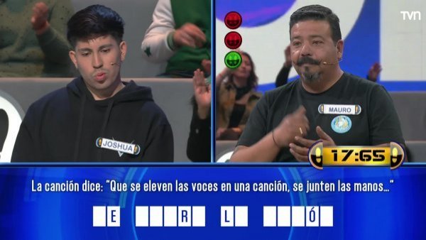 Cantaron todos, pero no logró encontrar la respuesta
