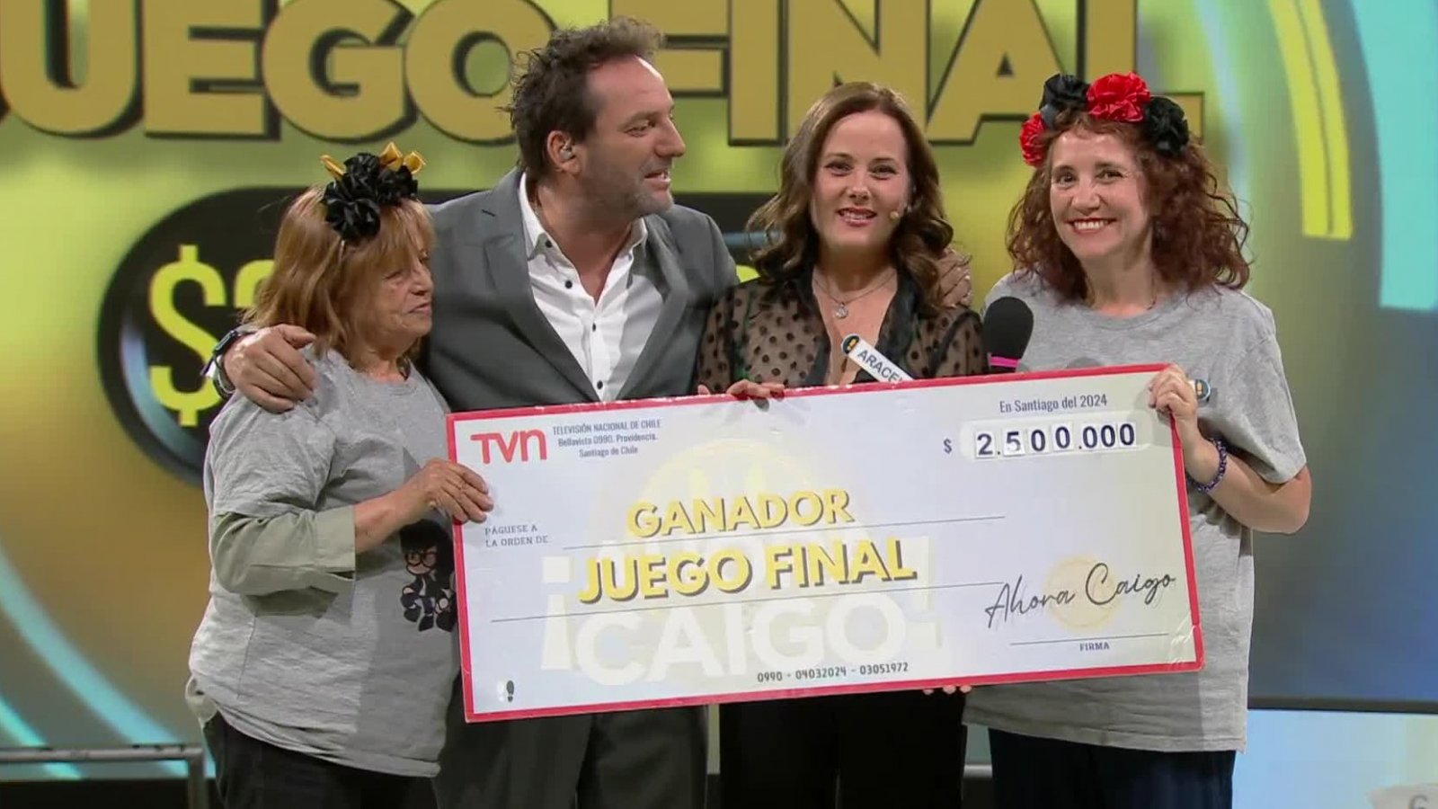 Araceli Vitta fue la gran ganadora de “Ahora caigo” Prime
