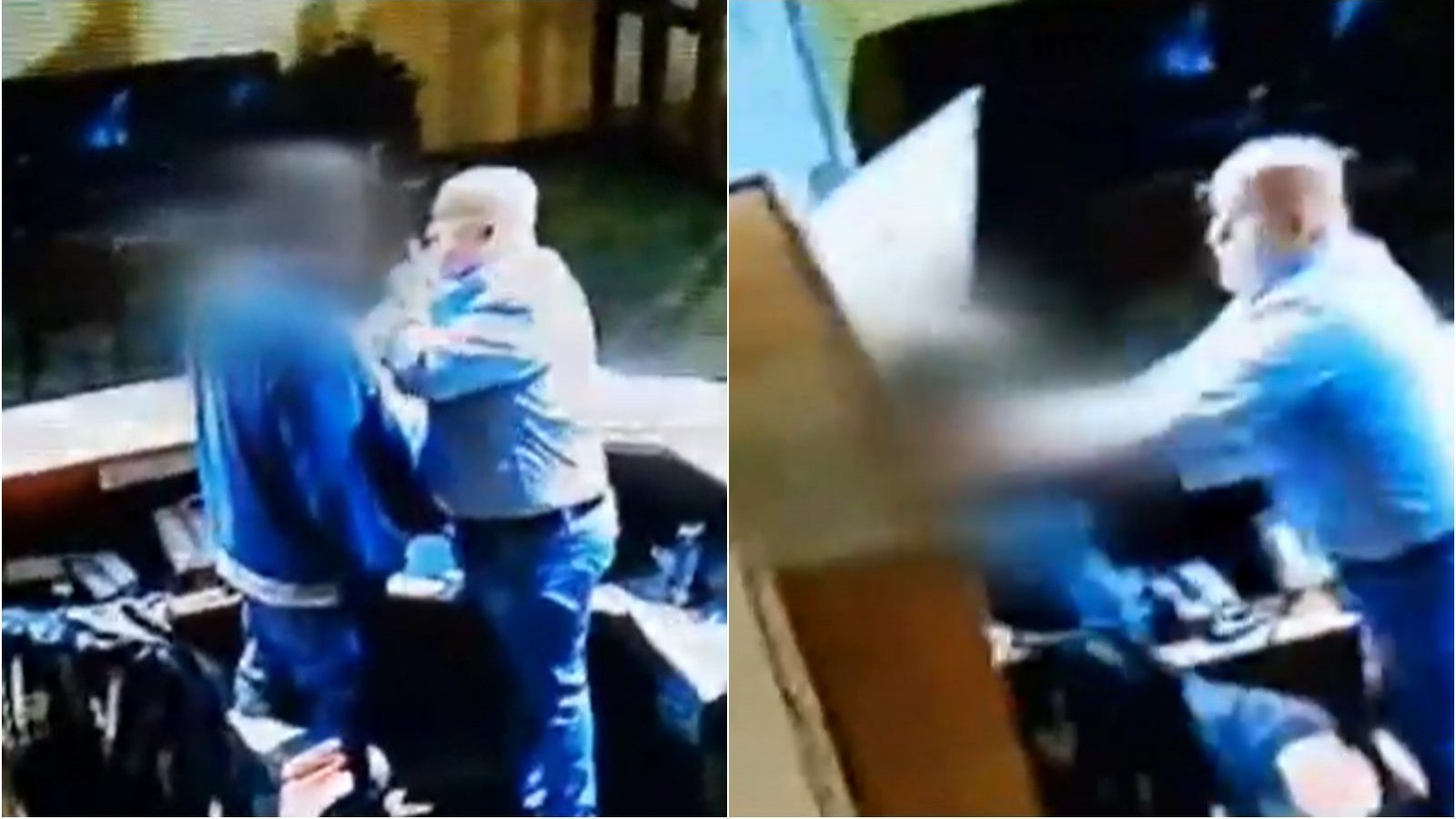 Lo amenazó con un cacho de chicha: Hombre ahorca y golpea a conserje en Santiago Centro
