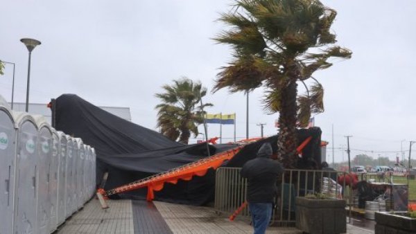 Emiten aviso para 10 regiones del país por vientos y probables tormentas eléctricas
