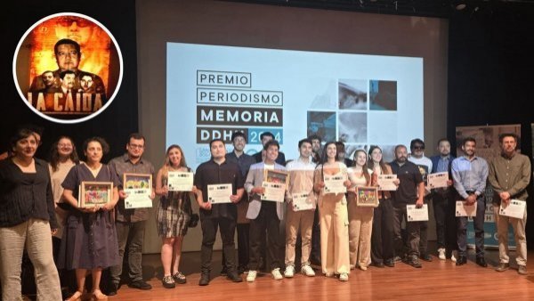 Equipo de TVN recibe premio del Museo de la Memoria por su reportaje "La Caída: El auge y la caída del 'Mamo' Contreras"
