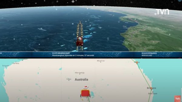 ¿Dónde está el Viejito Pascuero? Sigue a Santa Claus por el mundo en vivo y en directo
