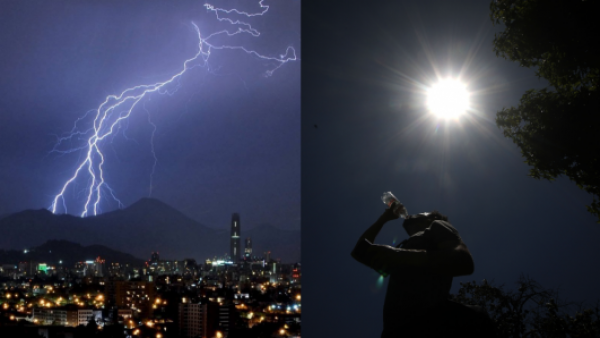 Calor extremo y tormentas eléctricas: revisa qué regiones se verán afectadas

