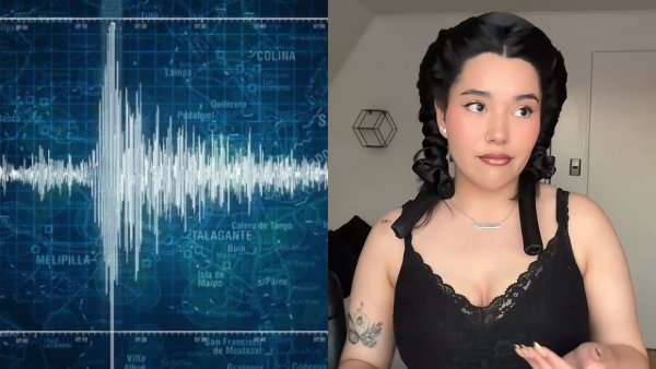 "Está temblando, pero no me importa nada": la reacción de influencer tras percibir sismo en Chile en plena grabación
