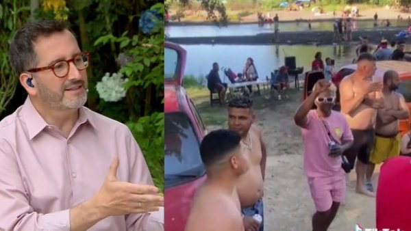 "Es una descortesía, hay que ubicarse": Eduardo Fuentes reacciona a ruidos molestos de extranjeros
