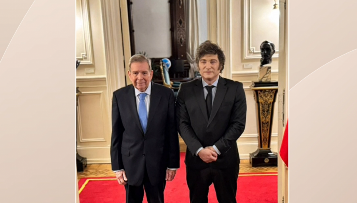Milei al recibir a Edmundo González en la Casa Rosada: "Argentina es la ...