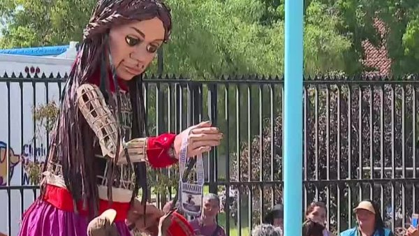 Así fue recibida "Amal" en la comuna de La Pintana
