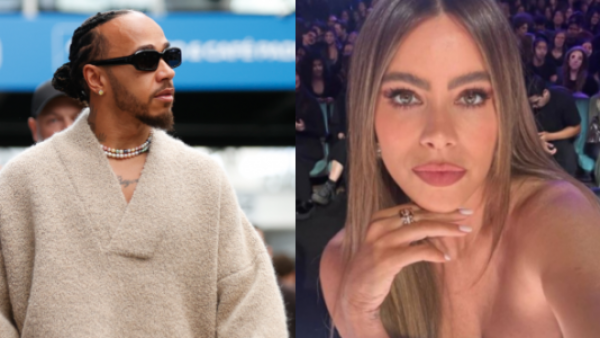¿Nueva pareja?: Captan a Sofía Vergara y Lewis Hamilton en una cita
