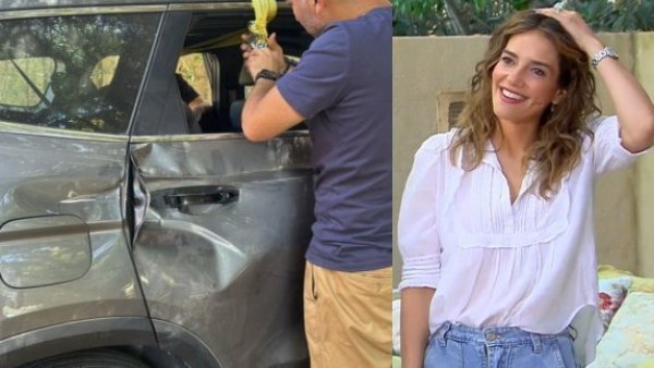 "Se me cruzó un árbol": Los detalles del topón de María Luisa con su auto en Olmué
