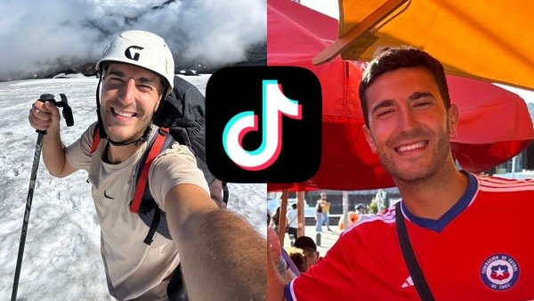 Turista español revoluciona las redes sociales con su contenido conociendo Chile
