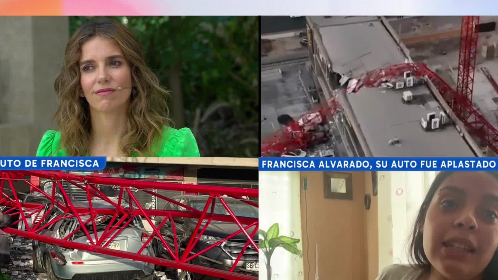 Testigo de caída de grúa en Arica: "Pensábamos que era un terremoto"
