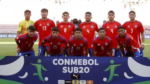 Cambios en la formación: la alineación de Chile para enfrentar a Paraguay en el Conmebol Sub 20
