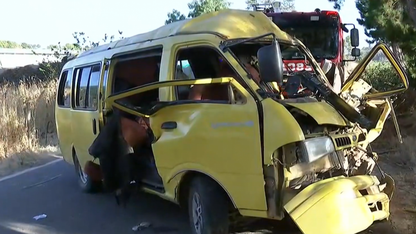 Grave accidente de furgón con temporeros indocumentados en Melipilla

