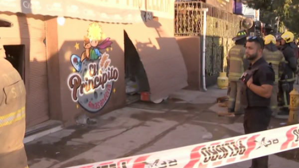 Explosión de balón de gas afecta a panadería en Estación Central
