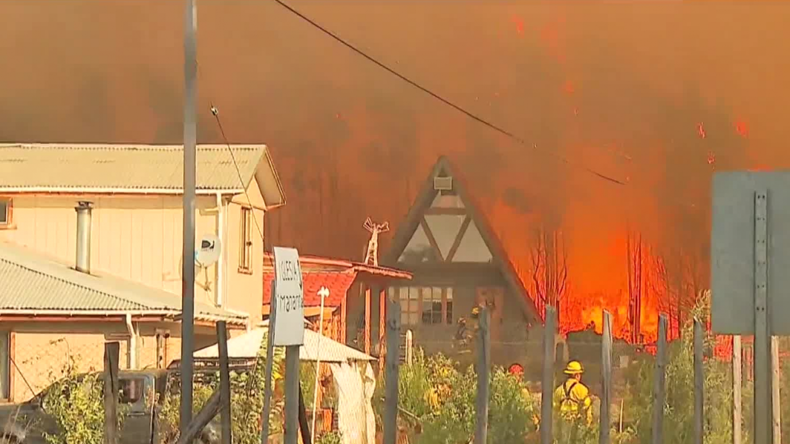 "Hay peligro para la zona urbana": Delegado provincial de Malleco sobre la situación de los incendios
