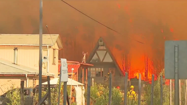 "Hay peligro para la zona urbana": Delegado provincial de Malleco sobre la situación de los incendios
