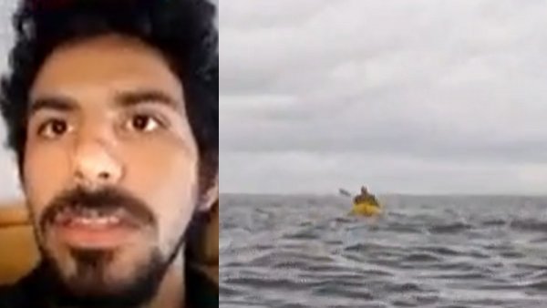 "Pensé que había muerto": Habla joven tragado por ballena en el Estrecho de Magallanes
