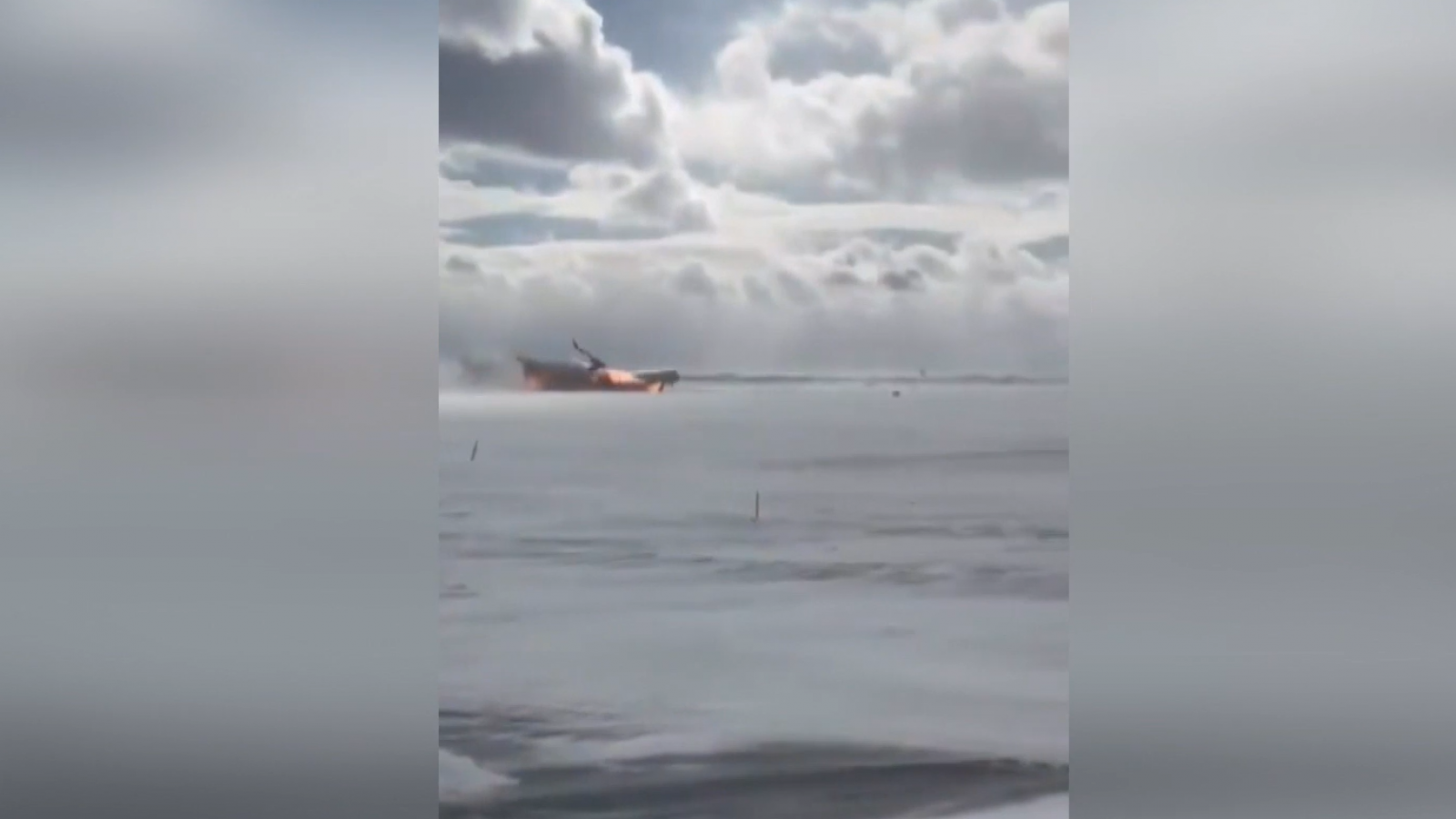 Revelan el momento exacto del accidente aéreo en Canadá
