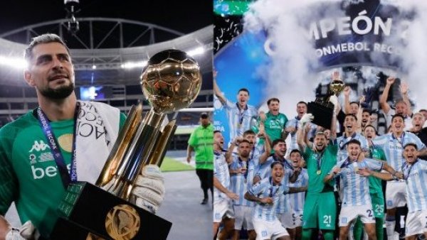 Con Gabriel Arias como figura: Racing se coronó campeón de la Recopa Sudamericana
