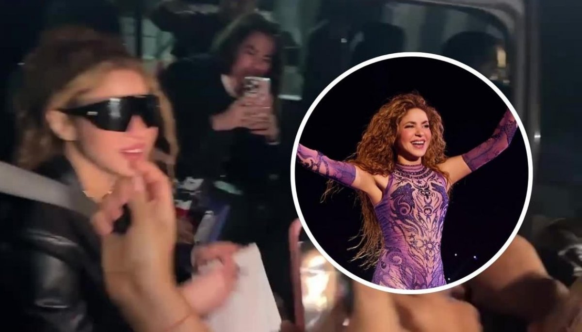 ¡Shakira desata la locura en su llegada a Chile!