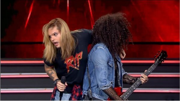 La dupla que conquistó “Mi Nombre Es”: Ale y Giovanni los Guns N' Roses chilenos