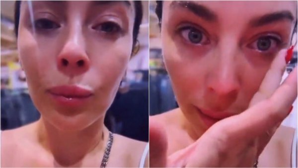 "Me da tanta pena": Daniela Aránguiz rompe en llanto en pleno supermercado
