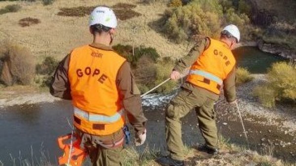 Encuentran cuerpo de kayakista desaparecido en el Cajón del Maipo
