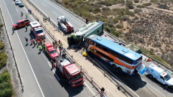 Fiscalía investiga el exceso de velocidad como la principal causa de accidente en la Ruta 5 Norte
