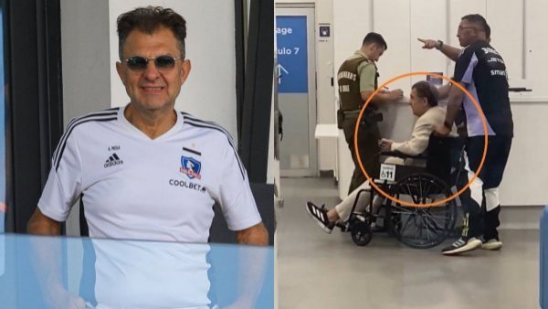 En silla de ruedas: así fue llegada de Aníbal Mosa a la clínica
