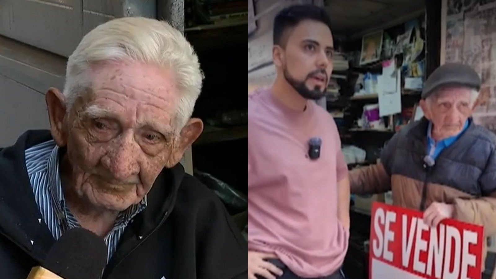 Atiende un kiosco hace 65 años: La historia de Víctor Pérez, uno de los últimos suplementeros
