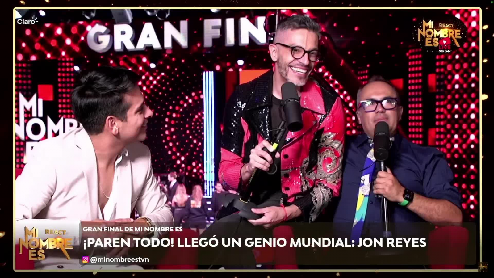 Lo extrañábamos mucho: Jon Reyes visita el react de Mi Nombre Es
