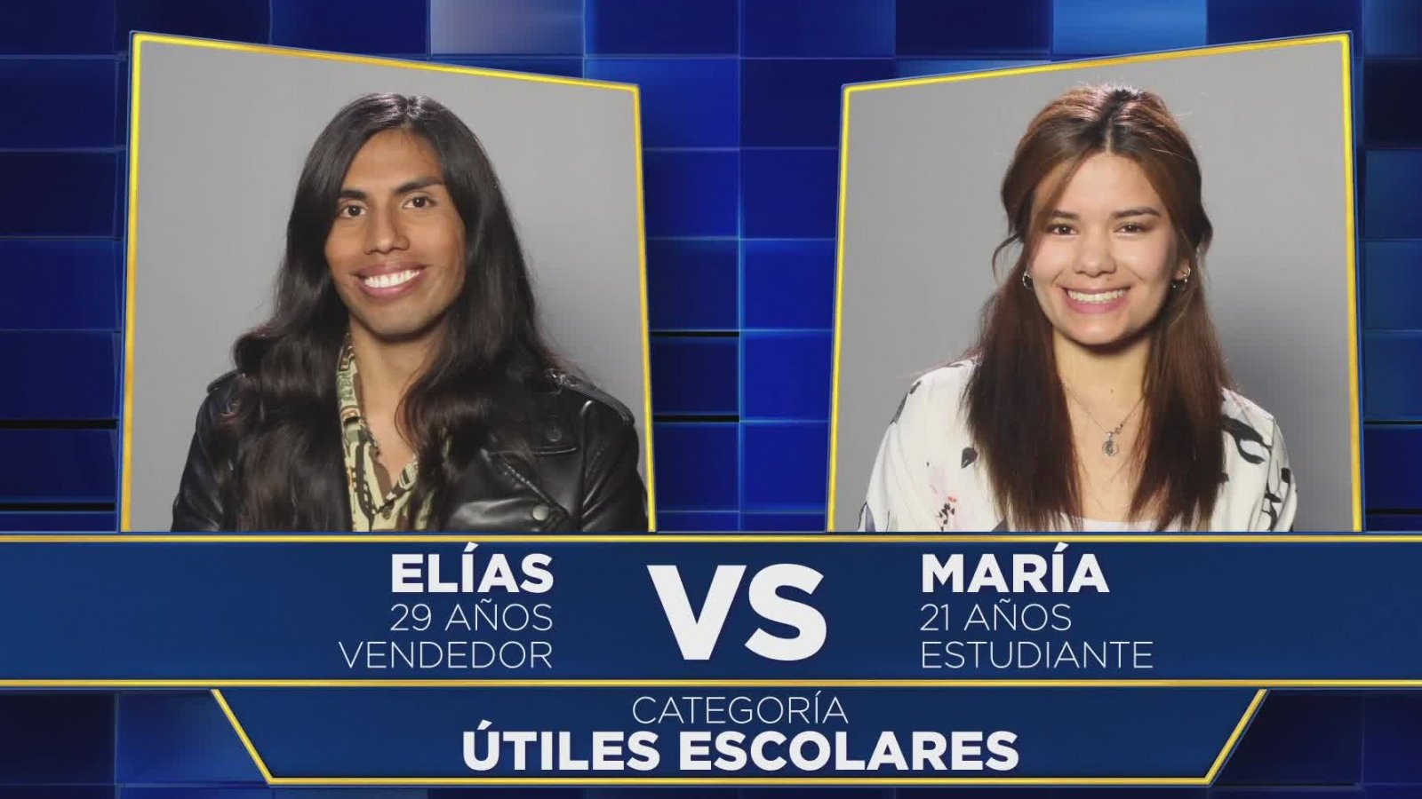 ¿Recuerdas los útiles escolares que llevabas al colegio? Mira el duelo entre Elías y María
