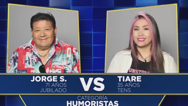 Jorge desafía a Tiare en la categoría "Humoristas"