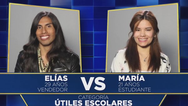 ¿Recuerdas los útiles escolares que llevabas al colegio? Mira el duelo entre Elías y María