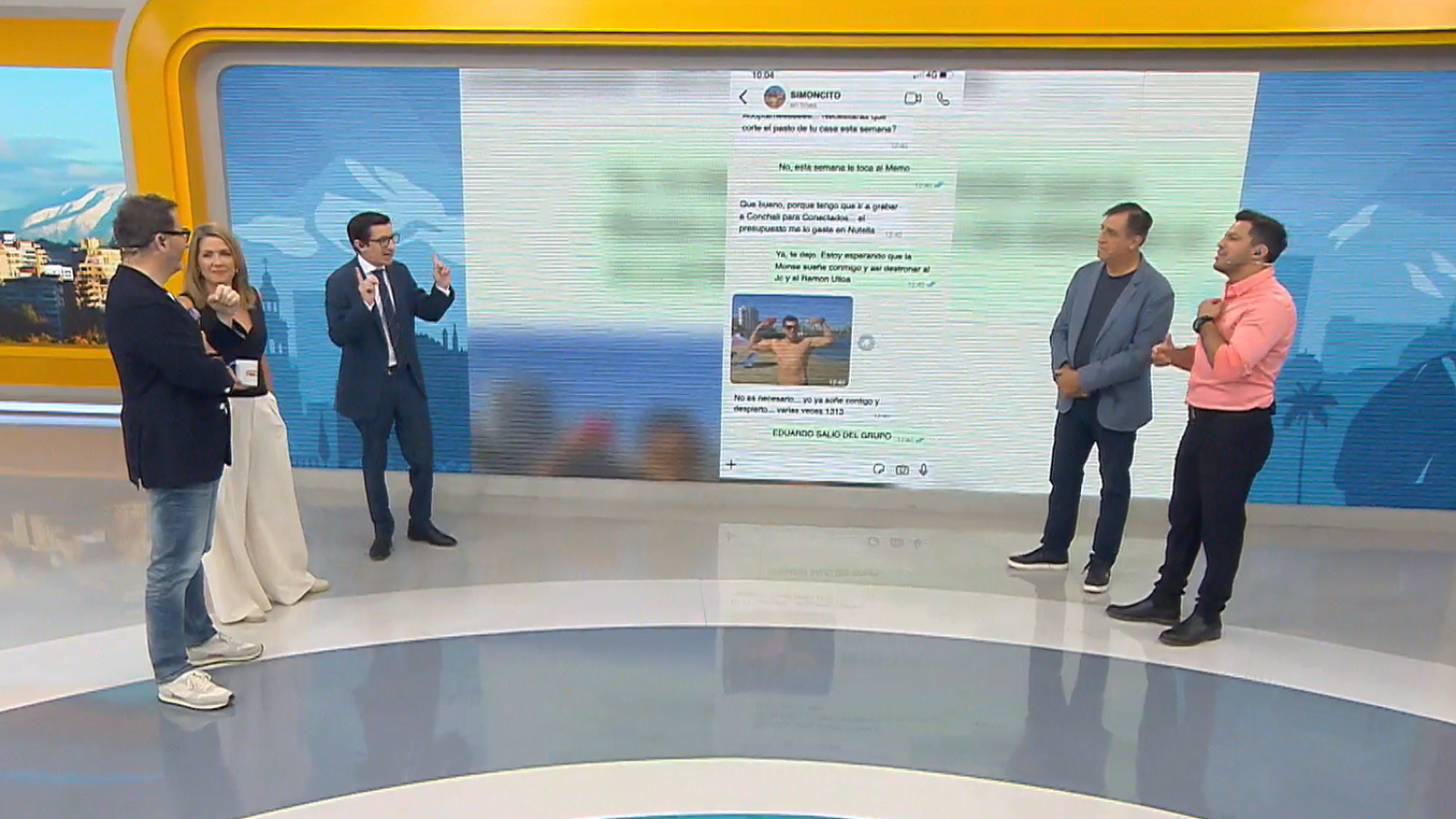 "Simoncito": El chat prohibido del "Buenos Días a Todos"

