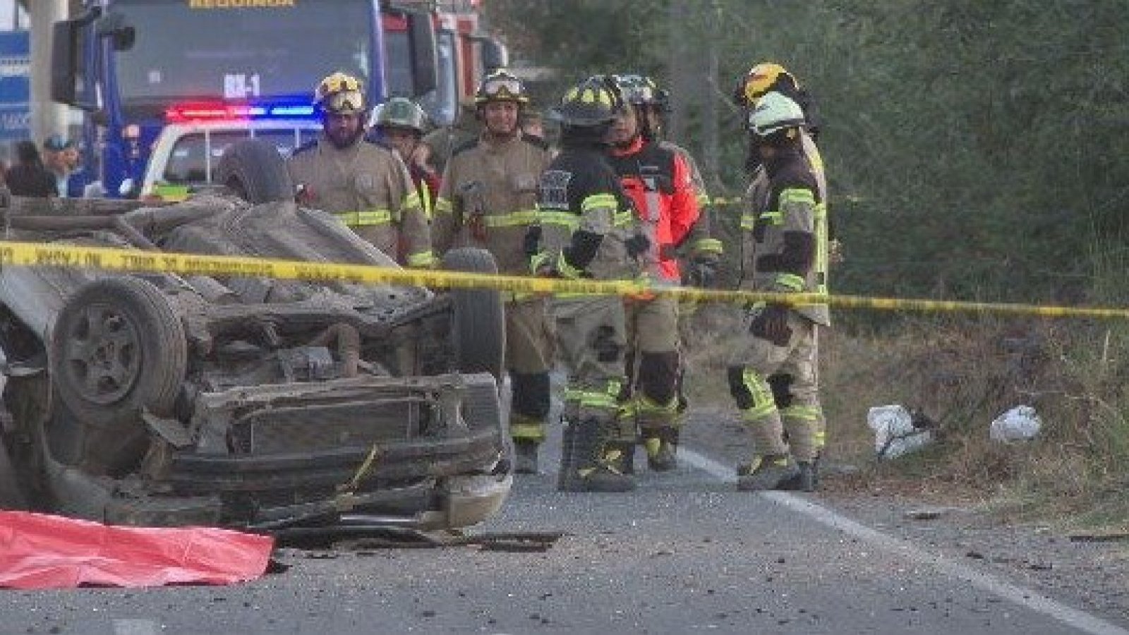 VIDEO | El momento exacto del accidente que dejó cinco fallecidos en Requínoa
