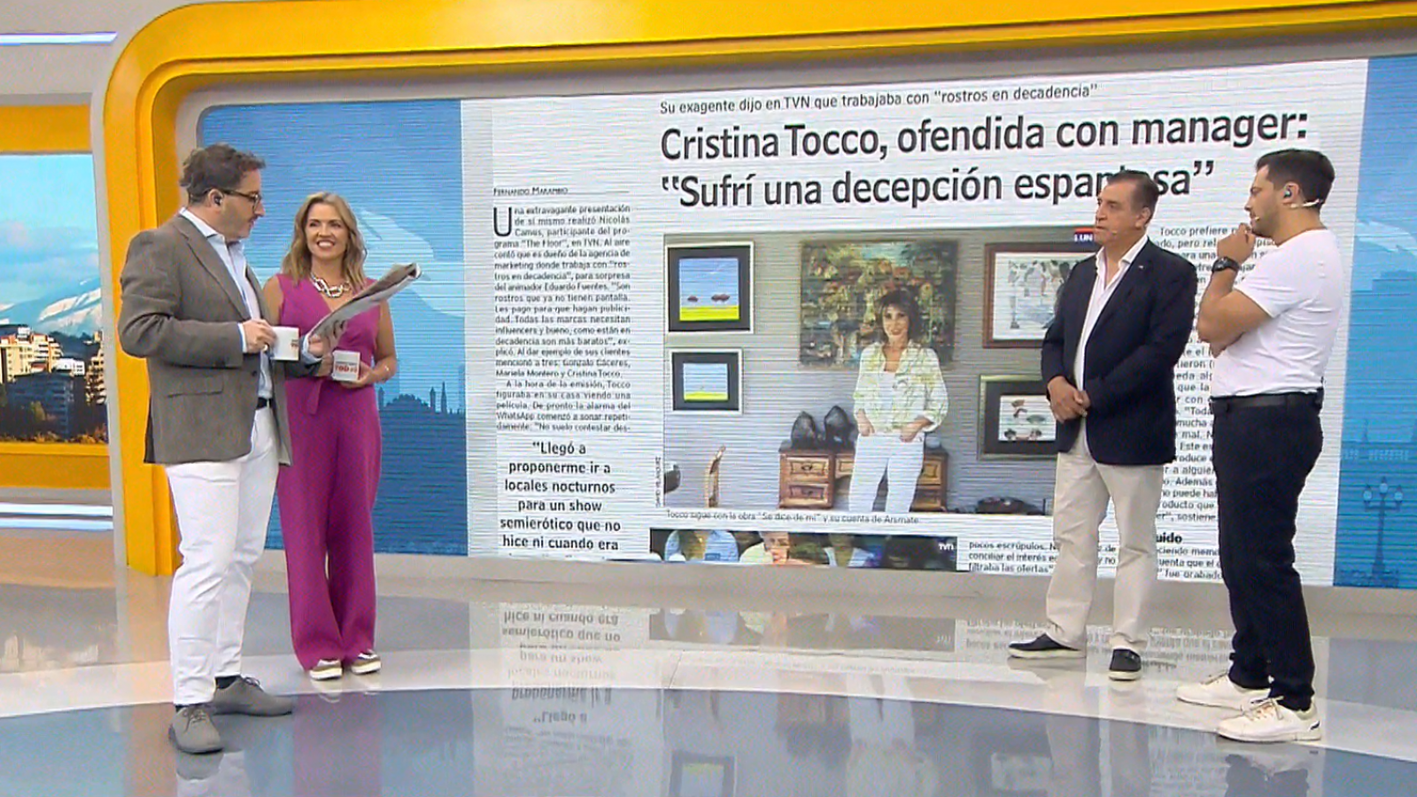 Las molestias que dejó el manager de "rostros en decadencia" en "The Floor Chile"
