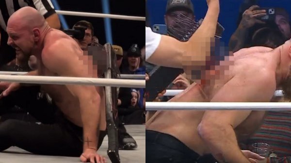 IMÁGENES SENSIBLES | Impacto en la lucha libre por brutal golpe con palo de clavos
