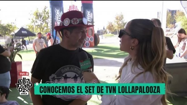 Conocemos el set de TVN en Lollapalooza Chile
