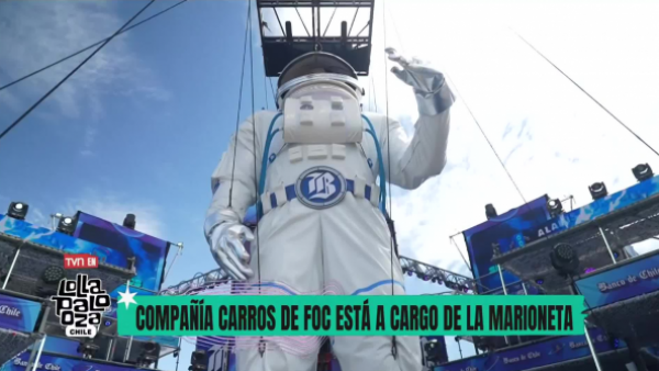 Astronauta cautiva como una de las mayores atracciones de Lollapalooza Chile 2025
