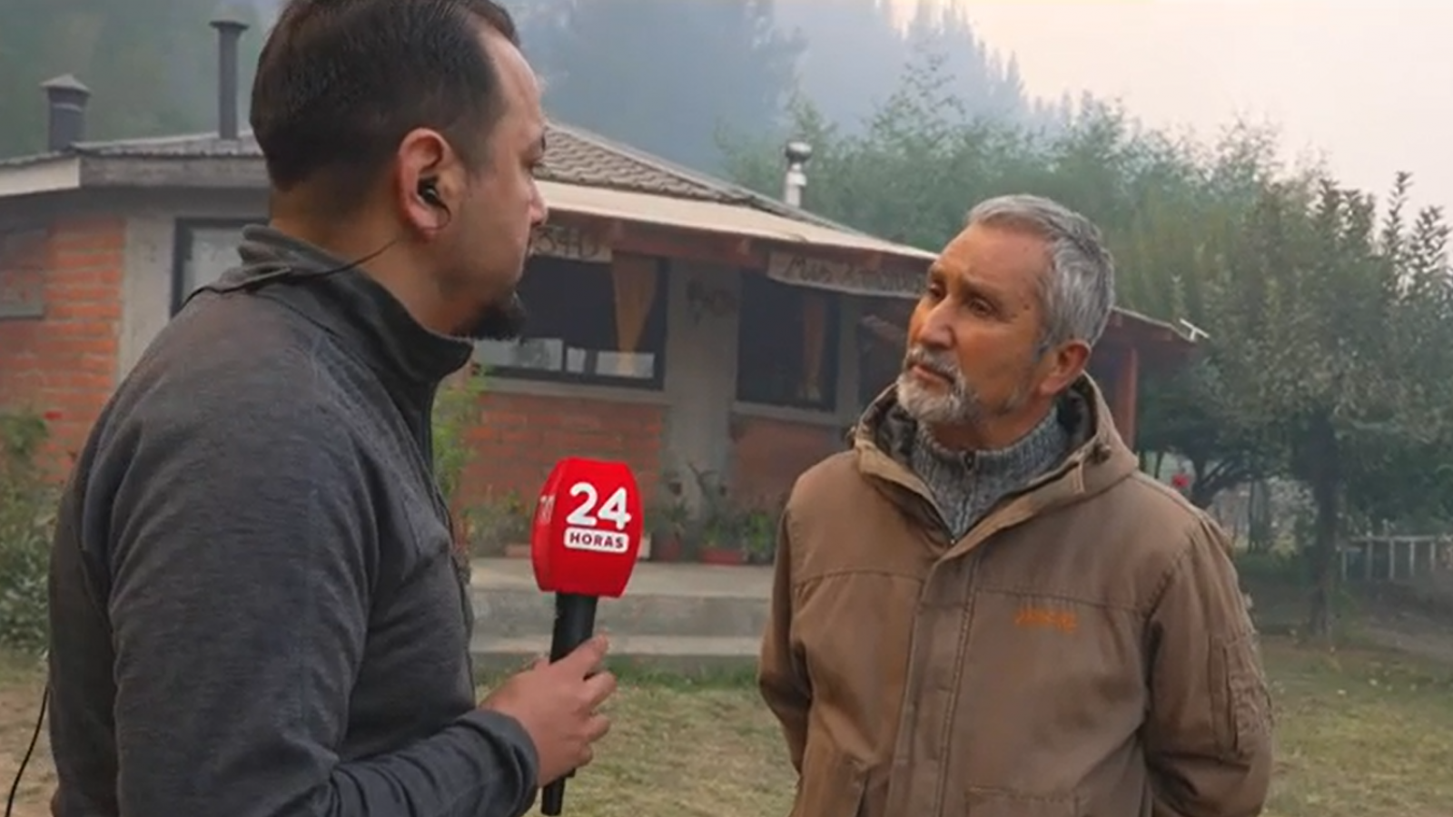 "Nos vimos acorralados por el fuego": El angustiante relato de vecino afectado por incendio en Hualqui
