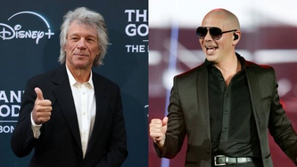 Bon Jovi y Pitbull lanzan nueva remezcla de 'Now or Never'
