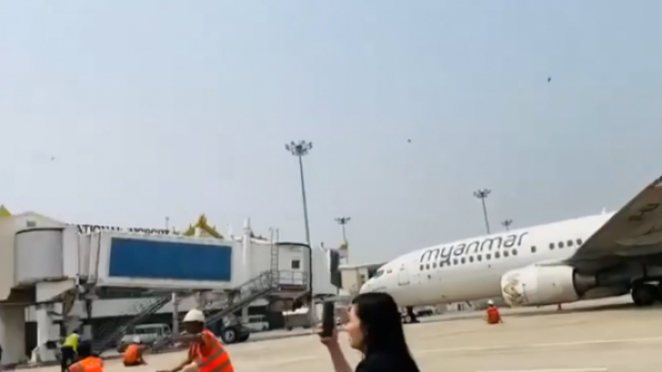 Así se vivió el terremoto 7.7 en un aeropuerto del sudeste asiático
