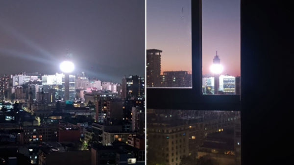 Empresa aclaró: Vecinos a la Torre Entel acusan contaminación lumínica
