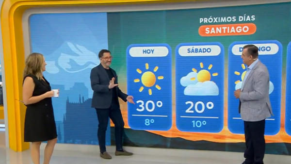 "¿Estoy pal chacoteo?": Los drásticos cambios de temperatura en el informe del tiempo de Iván Torres
