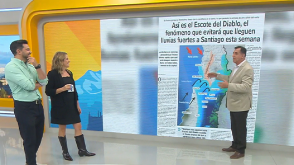 El escote del diablo ¿Qué es y cómo afectaría a la zona central con lluvias?
