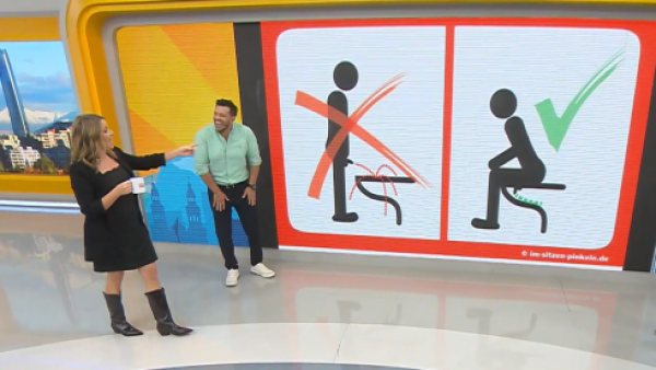 Las risas que dejó el debate de la forma en que deben orinar los hombres
