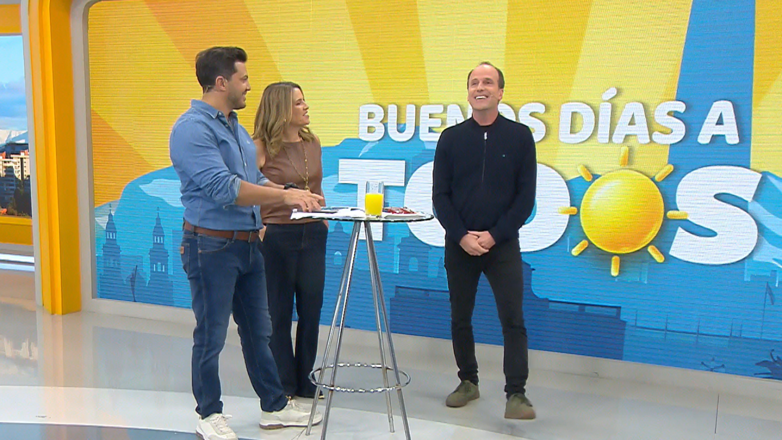 Se atrevió a imitar a Monse: Kramer visitó el "Buenos Días a Todos"
