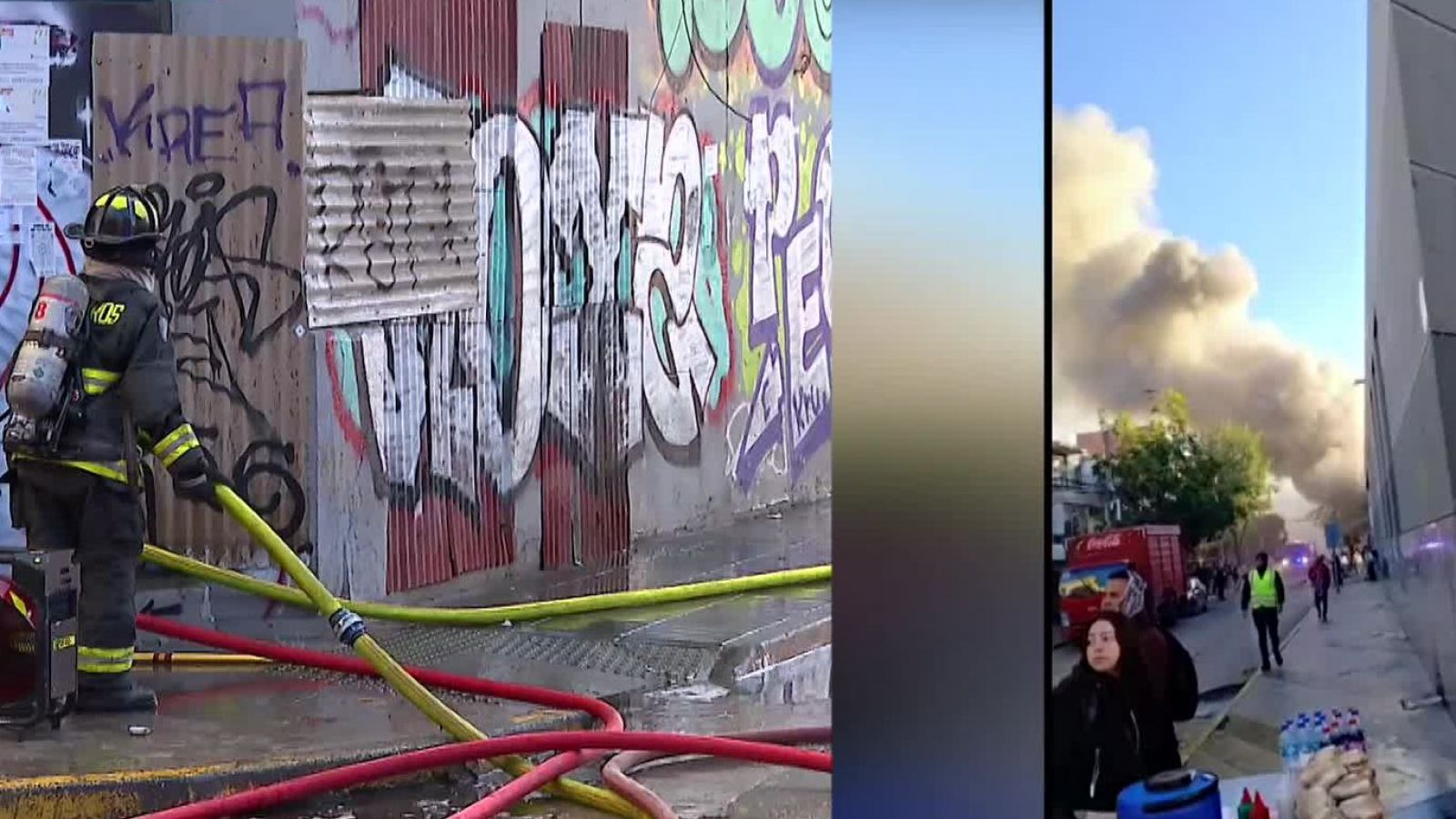 Incendio se registra en las cercanías del terminal de buses de Viña del Mar
